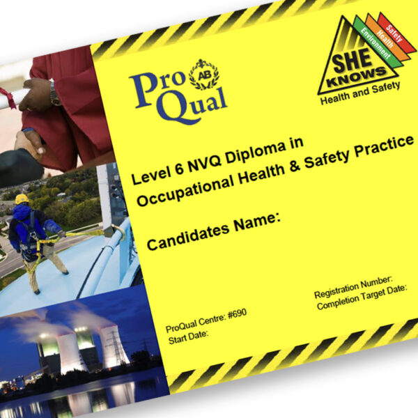 NVQ Level 6 Diploma in Occupational Health and Safety Practice (ProQual 603/3106/9)