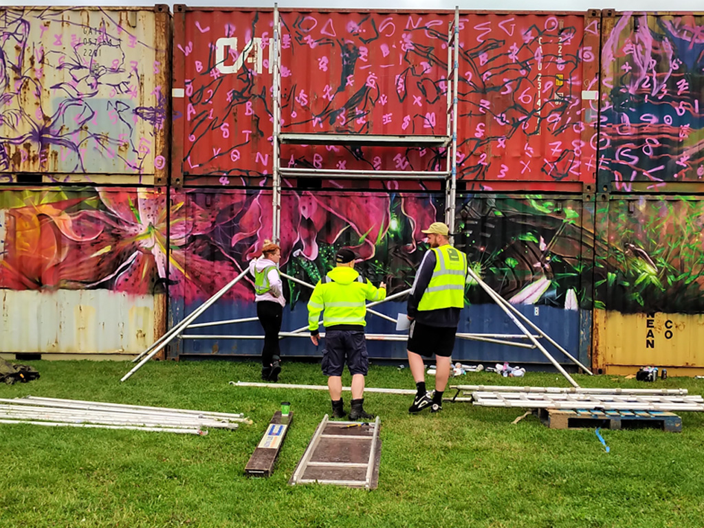 Festival set up